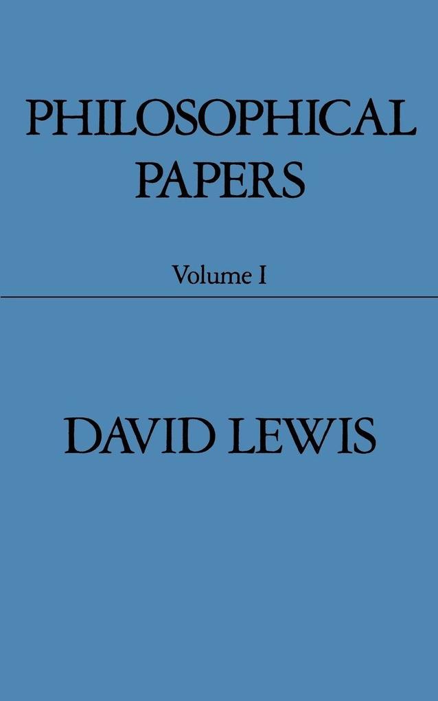 Philosophical Papers