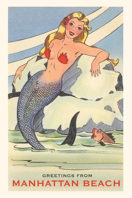 The Vintage Journal Greetings from Manhattan Beach Mermaid