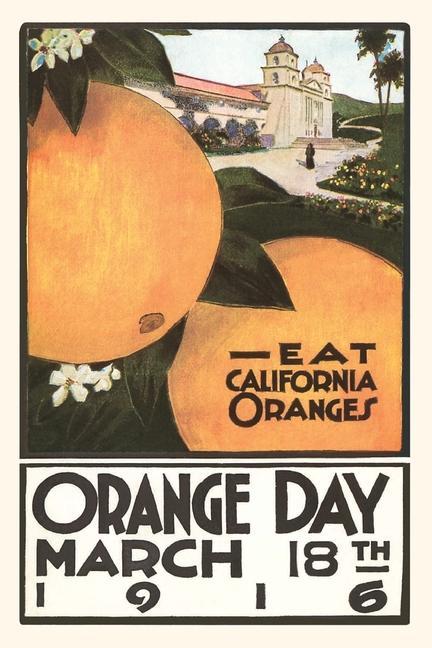 The Vintage Journal Eat California Orange Art Deco