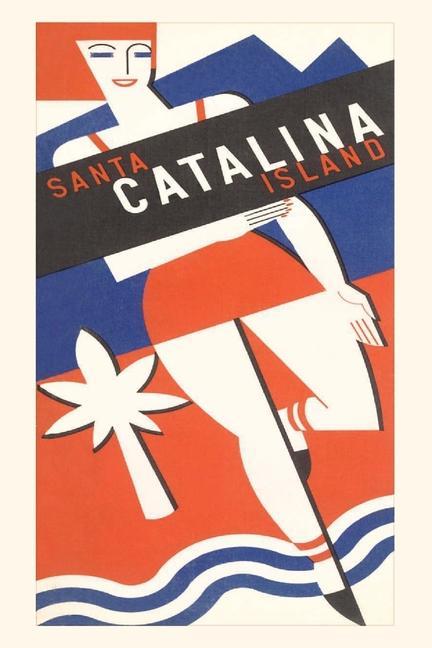 The Vintage Journal Girl in Swim Suit Santa Catalina Island