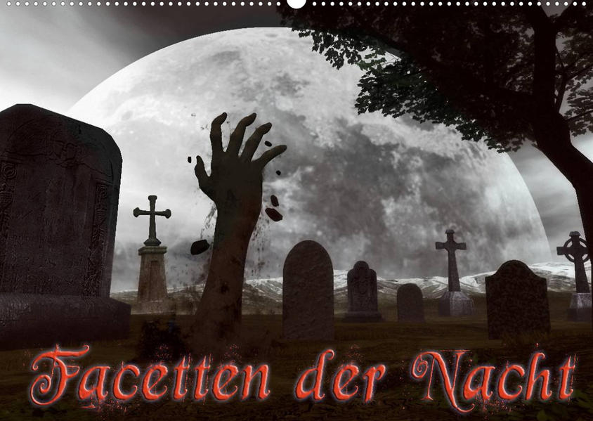 Image of Facetten der NachtCH-Version (Wandkalender 2023 DIN A2 quer)