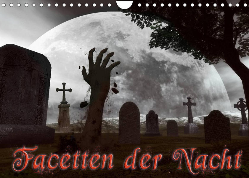 Image of Facetten der NachtCH-Version (Wandkalender 2023 DIN A4 quer)