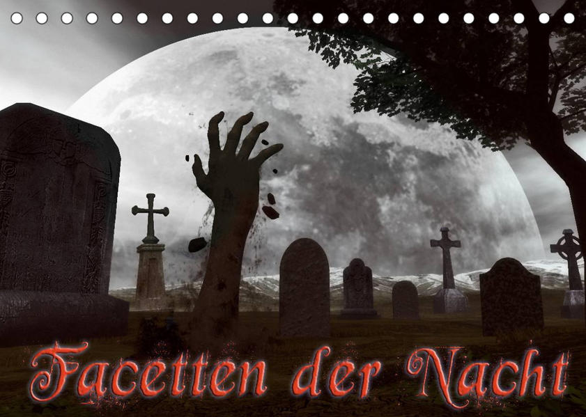 Image of Facetten der NachtCH-Version (Tischkalender 2023 DIN A5 quer)