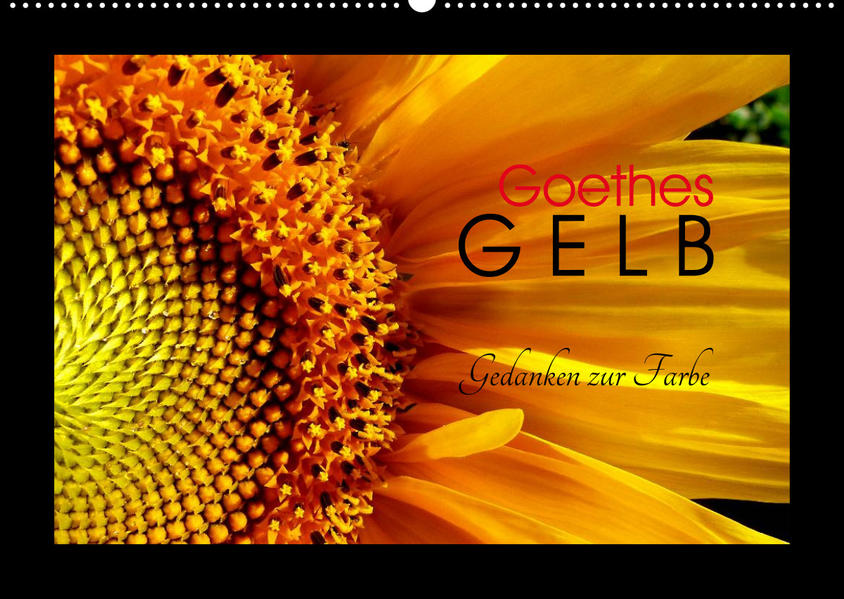 Image of Goethes Gelb Gedanken zur Farbe (Wandkalender 2023 DIN A2 quer)