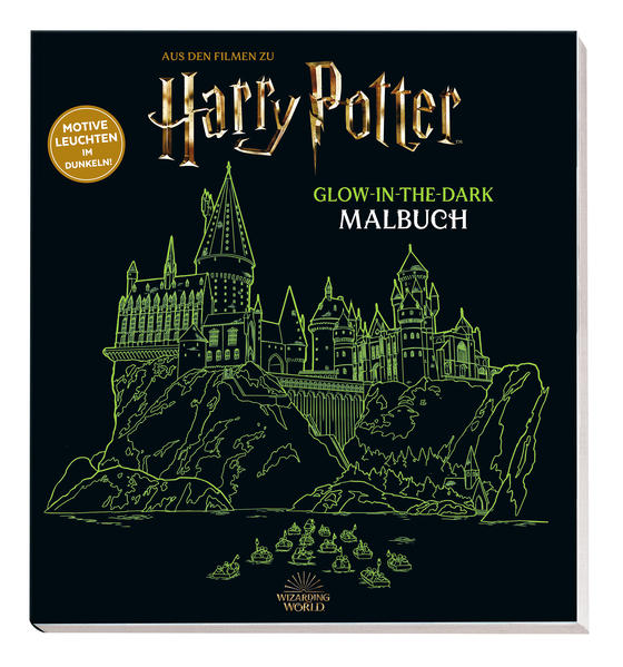 Image of Aus den Filmen zu Harry Potter: Glow-in-the-Dark Malbuch