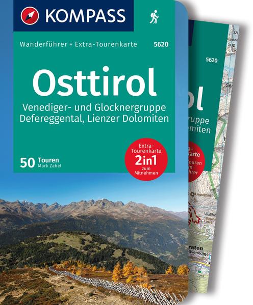 Kompass Karten GmbH Kompass Wanderführer Osttirol Venediger- Und Glocknergruppe Defereggental Lienzer Dolomiten 50 Touren Mit Extra-Tourenkarte