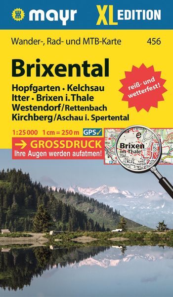 Mayr Wanderkarte Brixental XL 1:25.000