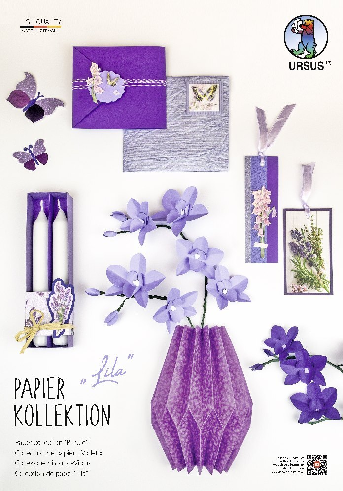 URSUS Papierkollektion 'Lila'