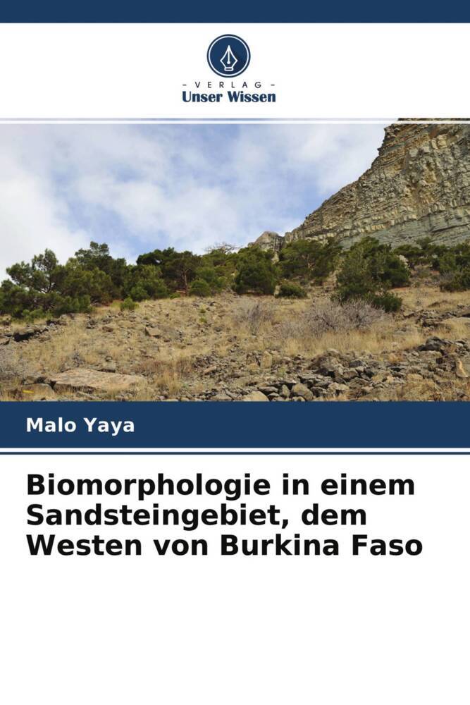 Biomorphologie in einem Sandsteingebiet dem Westen von Burkina Faso