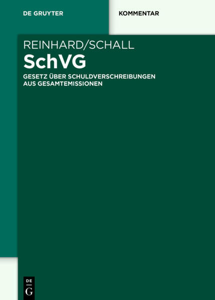 SchVG - Kai Birke/ Thomas Hoffmann/ Julian Schulze de la Cruz/ Jonathan Simon/ Thorsten Reinhard