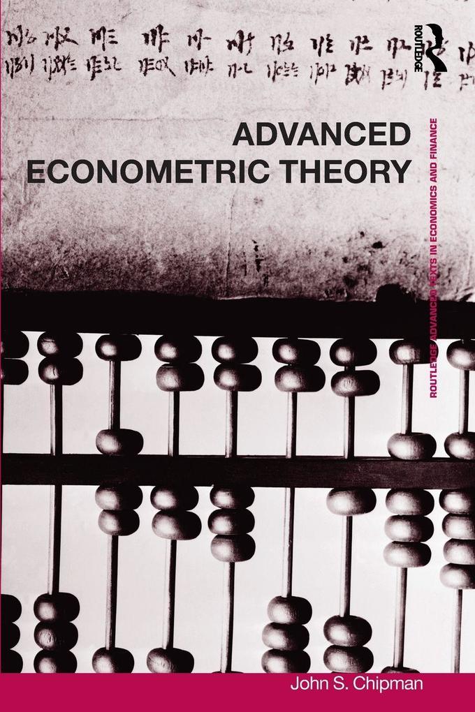 Advanced Econometric Theory