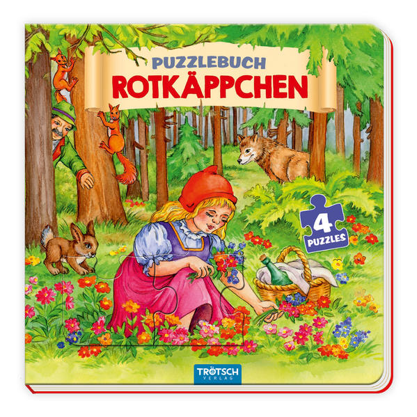 Image of Trötsch Pappenbuch Puzzlebuch Rotkäppchen