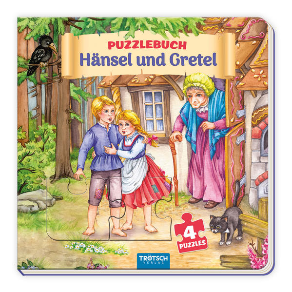 Image of Trötsch Pappenbuch Puzzlebuch Hänsel und Gretel