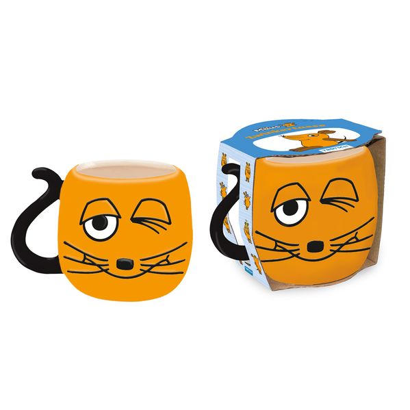 Trötsch Die Maus 3D Porzellantasse groß Zwinkertasse
