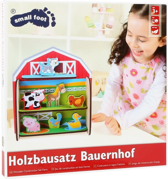 Image of small foot 10195 - Holzbausatz Bauernhof 14 Teile