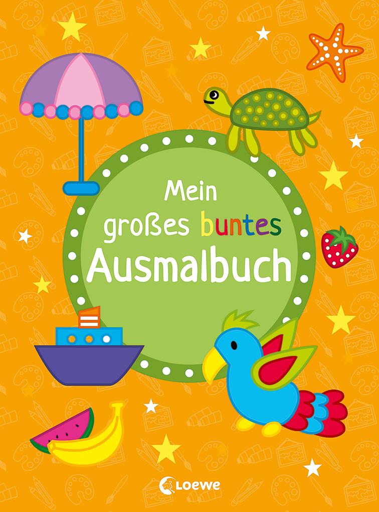 Image of Mein großes buntes Ausmalbuch (Papagei)