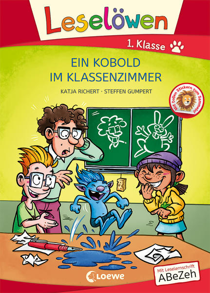 Image of Leselöwen 1. Klasse - Ein Kobold im Klassenzimmer (Großbuchstabenausgabe)