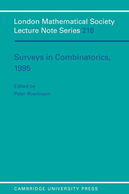 Surveys in Combinatorics 1995