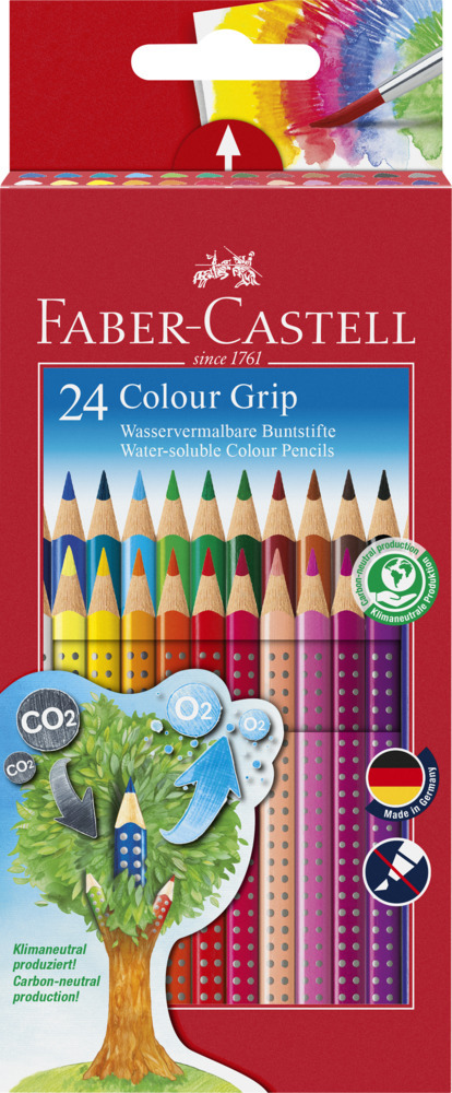 Faber Castell Colour Grip Farbstift Kartonetui