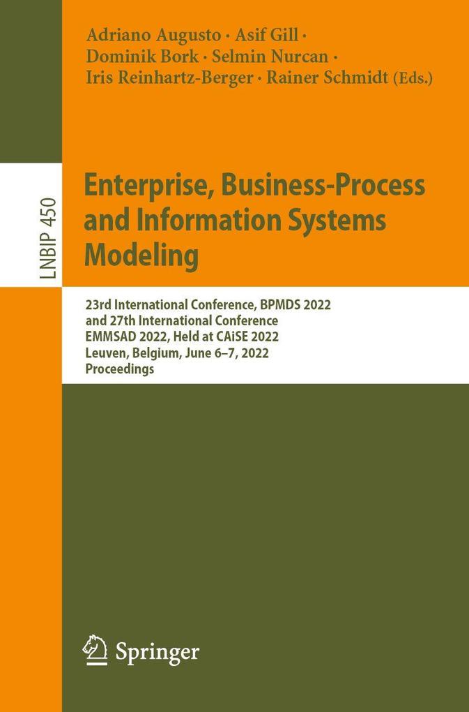 Enterprise Business-Process and Information Systems Modeling