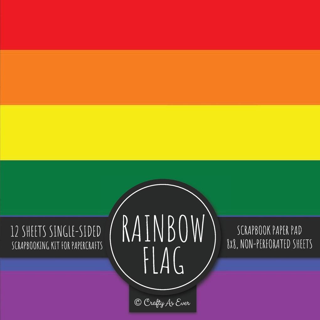 Rainbow Flag Scrapbook Paper Pad