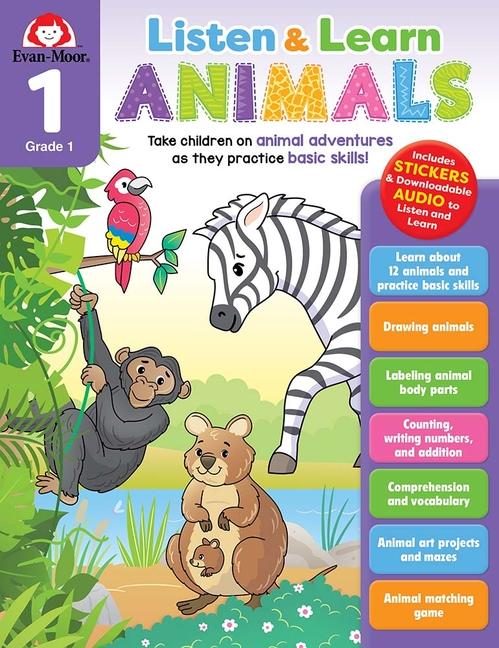 Animals Grade 1 Workbook