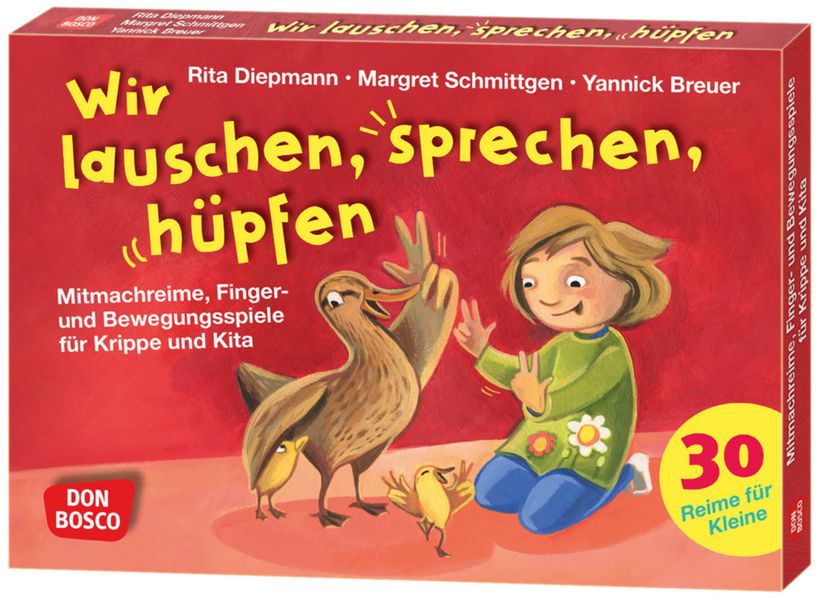 Wir lauschen sprechen hüpfen