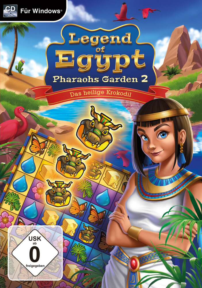 Legend of Egypt - Pharaoh‘s Garden 2 Das heilige Krokodil (PC). Für Win 8/10/11