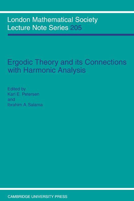 Ergodic Theory and Harmonic Analysis