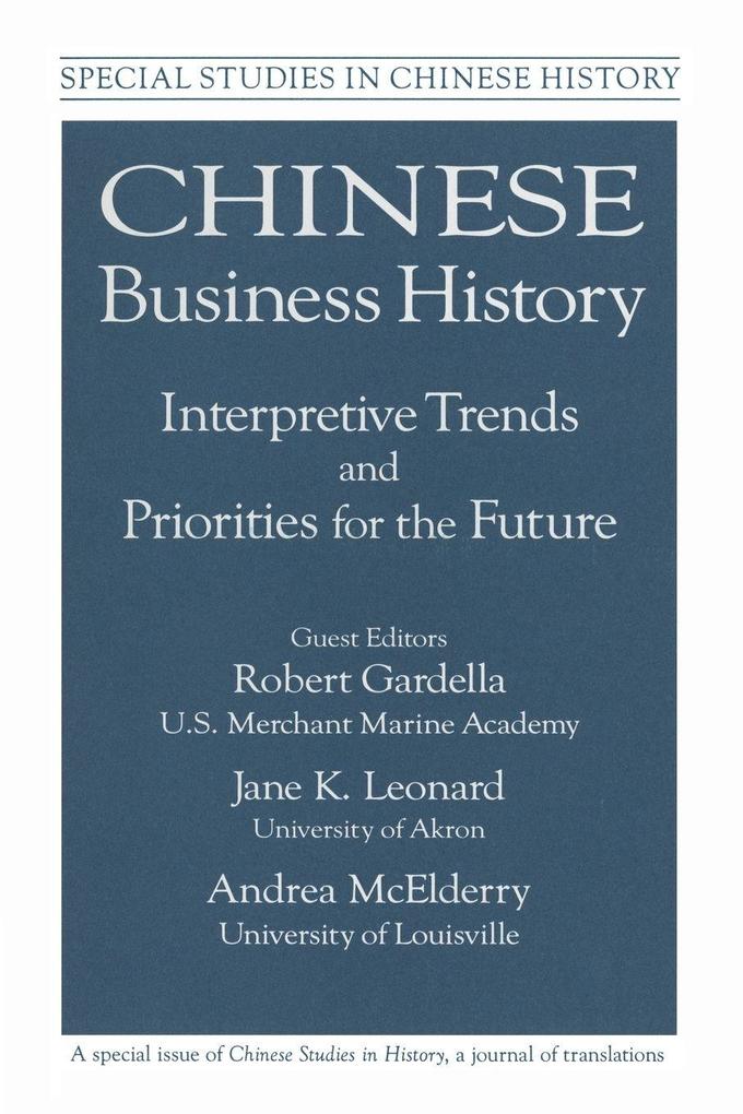 Chinese Business History
