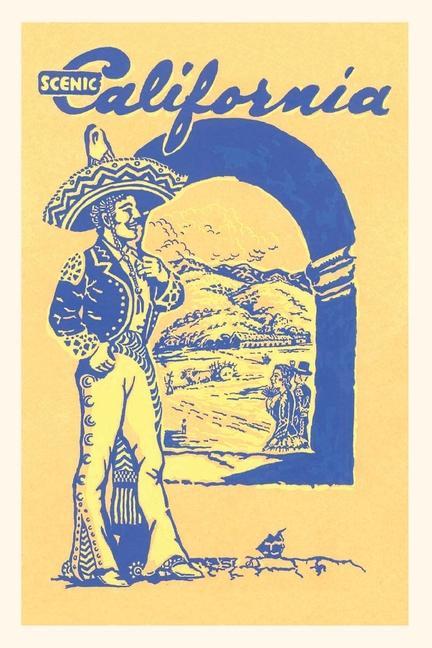 Vintage Journal Scenic California Travel Poster