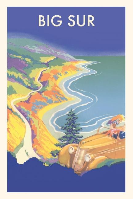 Vintage Journal Big Sur Travel Poster