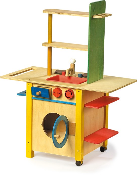 Image of small foot 1133 - Kinderküche all in one Holz Höhe: ca. 90 cm