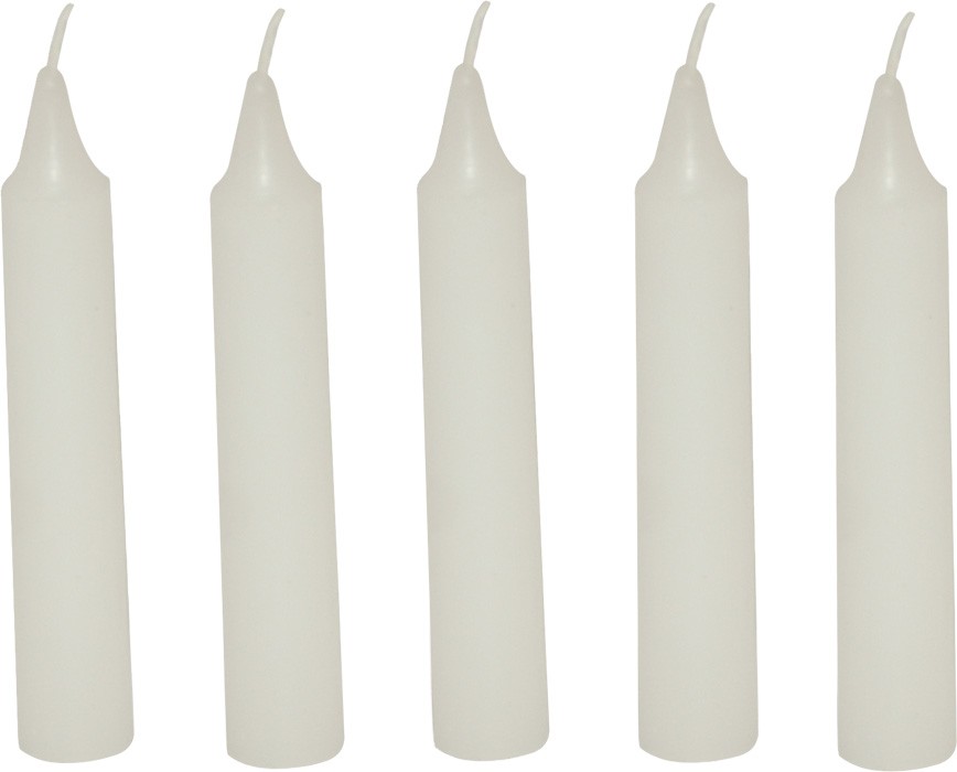 Image of Small Foot - Candles White Small 36 pcs.