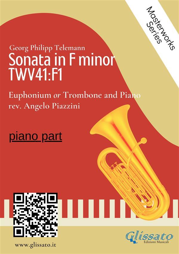 (piano part) Sonata in F minor - Euphonium or Trombone and Piano