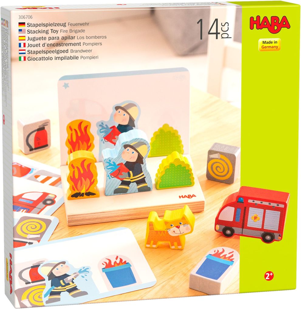 Image of HABA 306706 Stapelspielzeug Feuerwehr