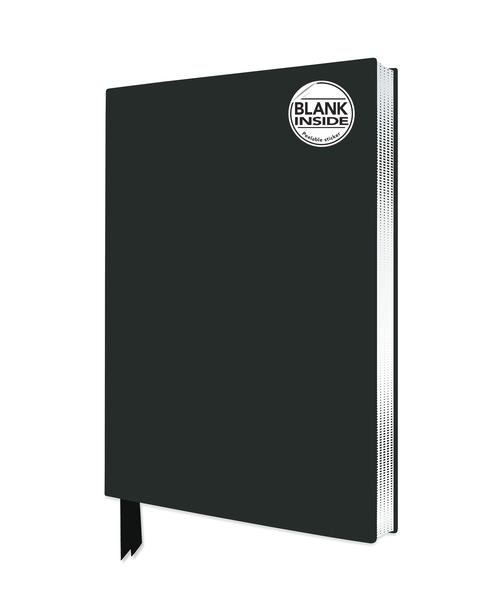 Black Blank Artisan Notebook (Flame Tree Journals)