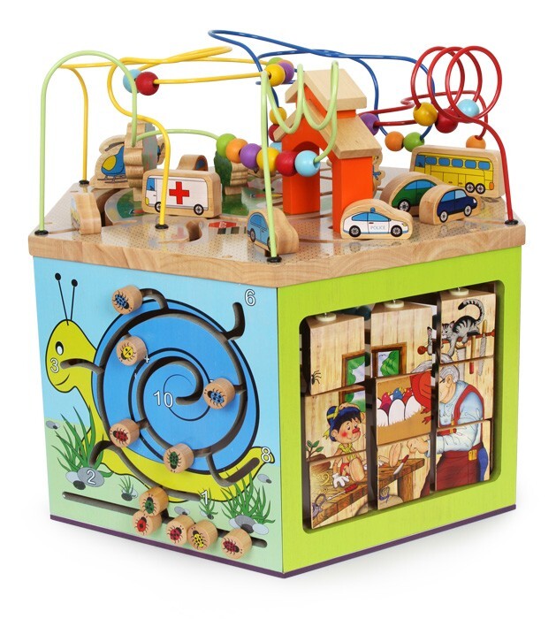 Image of small foot 6094 - Motorikwürfel Entdeckungsreise Spielhöhe: ca. 31cm