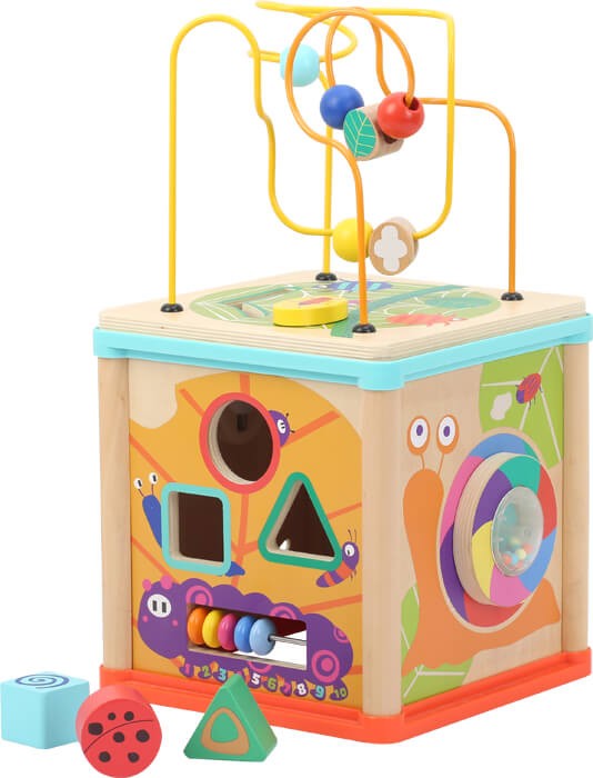 Image of small foot 10622 - Motorikwürfel Tierwelt 5in1 Spielhöhe: ca. 22cm