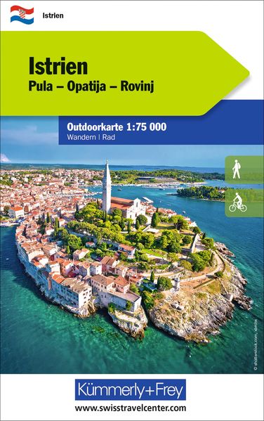 Kümmerly+Frey Outdoorkarte Istrien 1:75.000