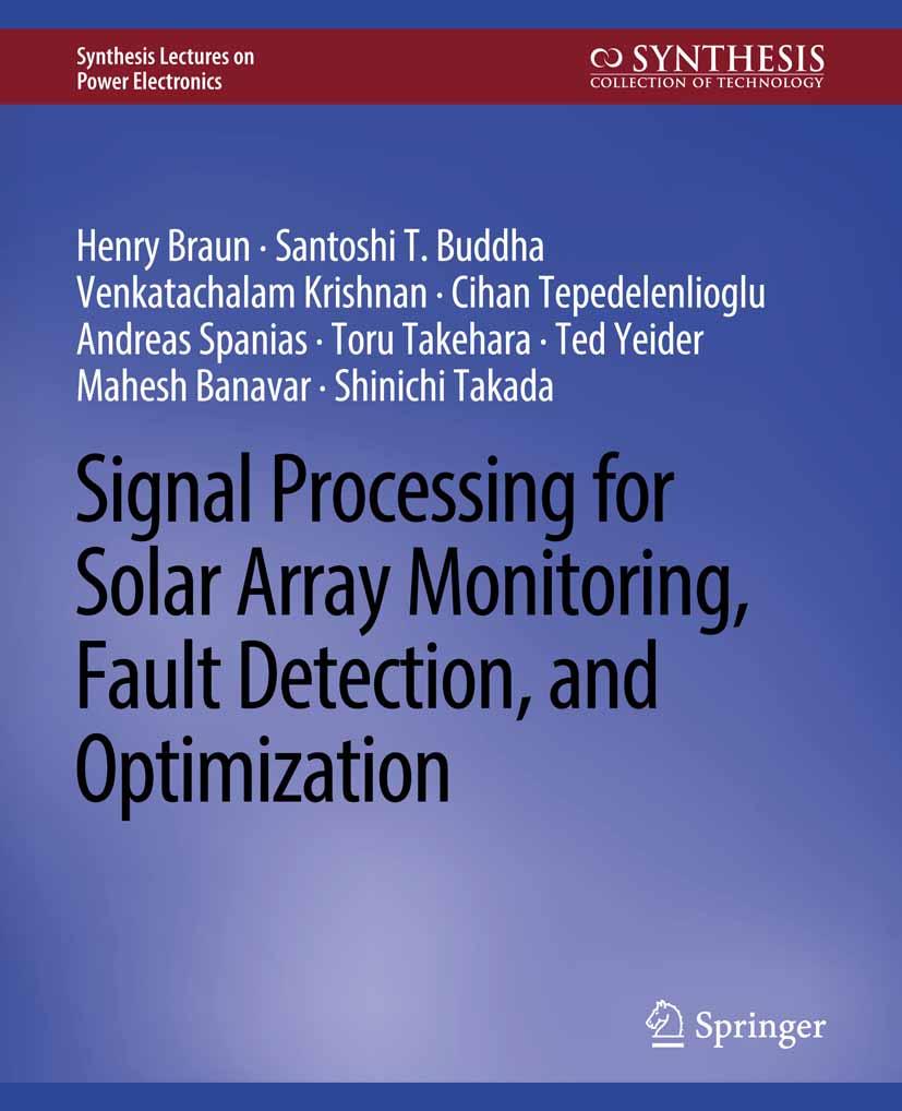 Signal Processing for Solar Array Monitoring Fault Detection and Optimization