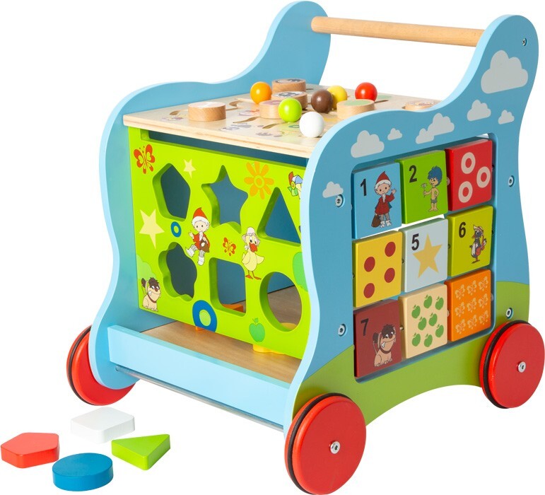 Image of small foot 11840 - Lauflernwagen Unser Sandmännchen Holz Griffhöhe: 40cm