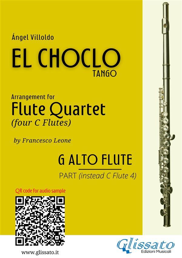 Alto Flute in G part El Choclo tango for Flute Quartet
