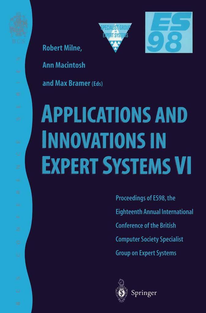Applications and Innovations in Expert Systems VI