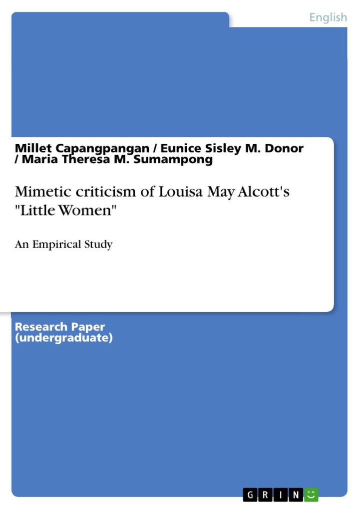 Mimetic criticism of Louisa May Alcott‘s Little Women