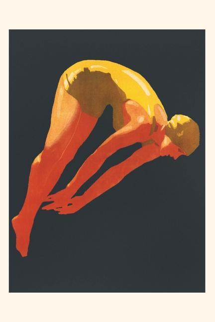 Vintage Journal Diving Poster