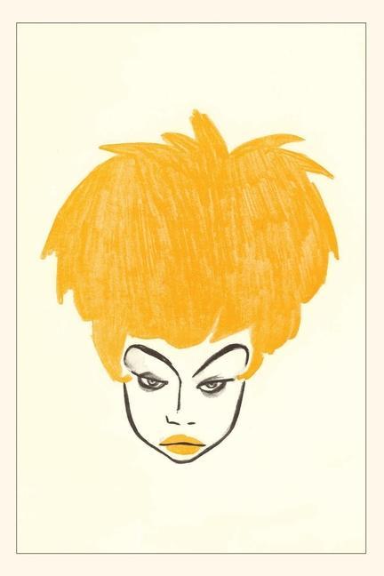 Vintage Journal Vamp with Mop of Orange Hair