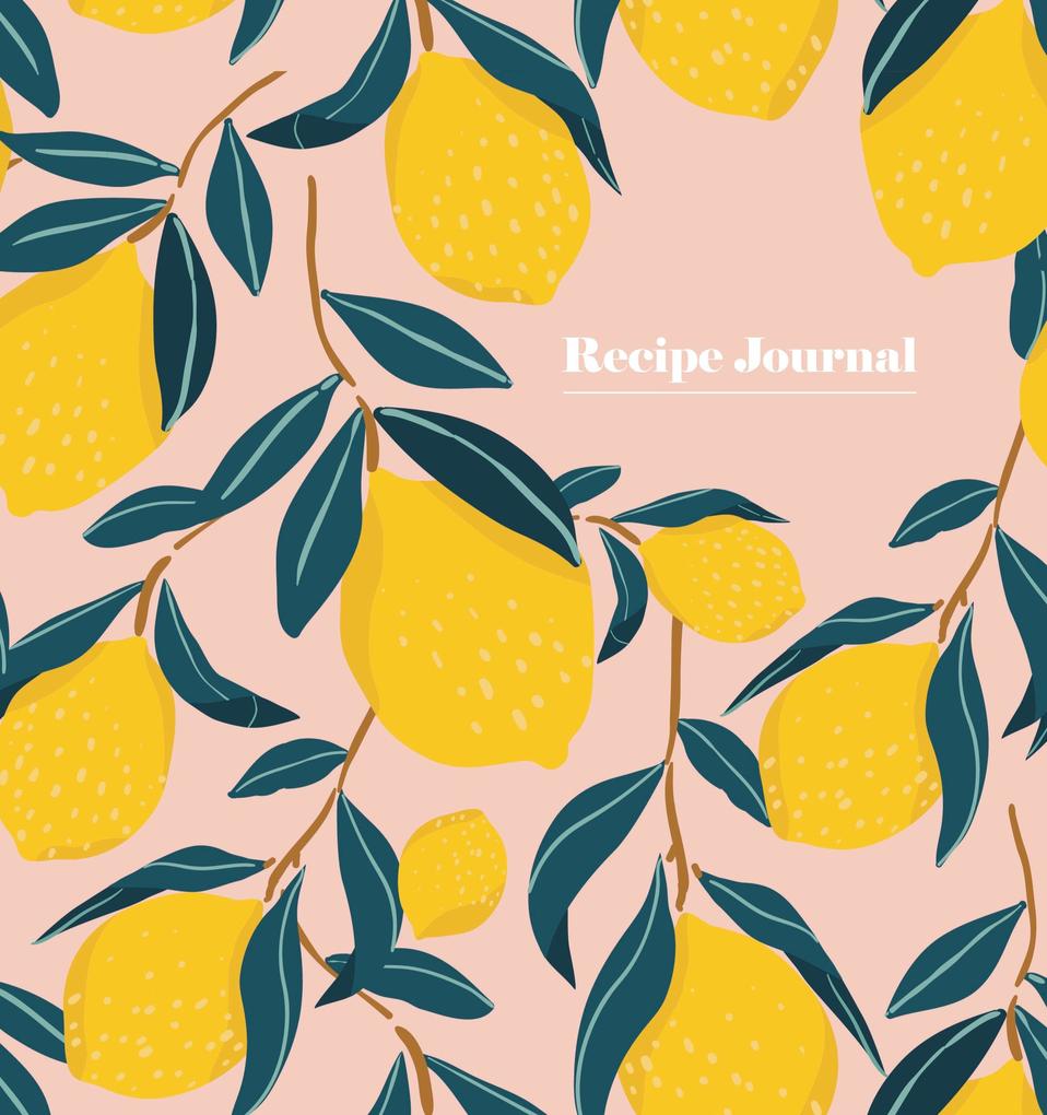 Lemon and Leaves Recipe Journal