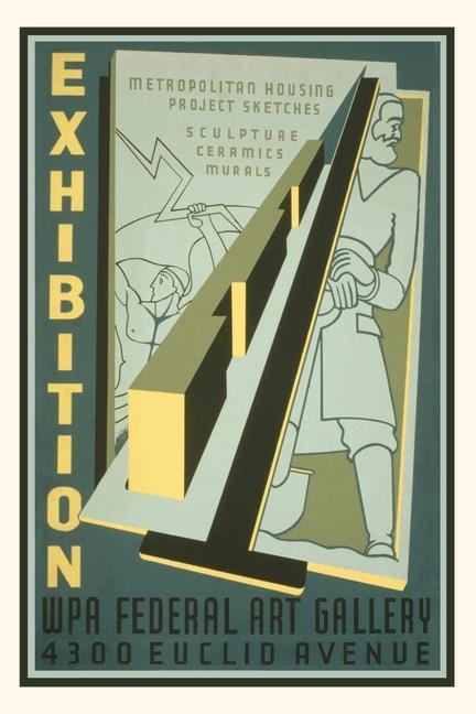 Vintage Journal Poster for WPA Art Exhibition