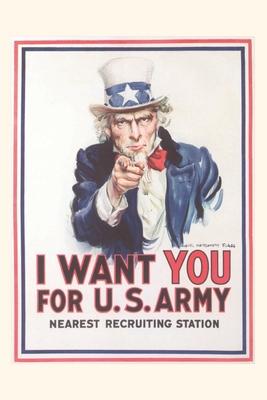 Vintage Journal Classic Army Recruiting Poster